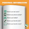 Personal Information English Lesson (Practice - Quiz) - Image 2